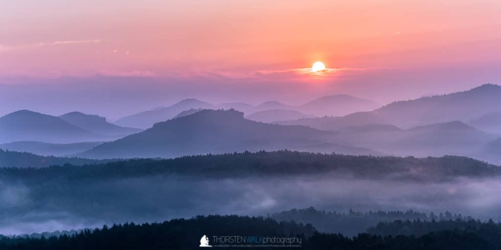 Sonnenaufgang Heidenpfeiler