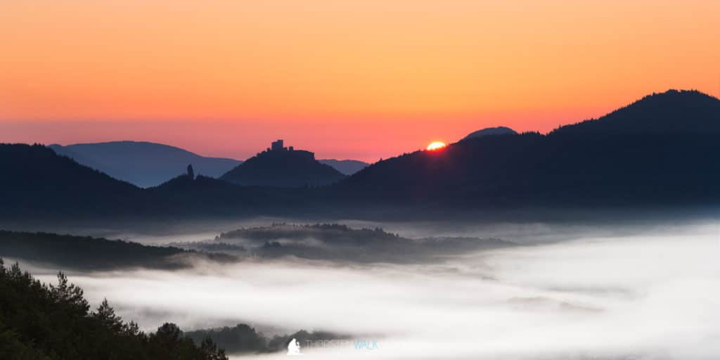 Sonnenaufgang Rötzenstein Trifels