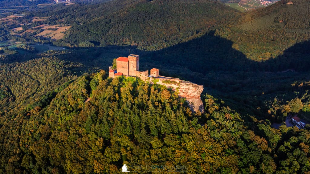 Die Trifels von oben