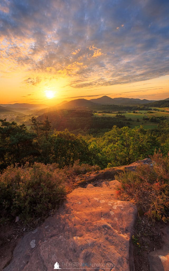 Sonnenaufgang Geiersteine